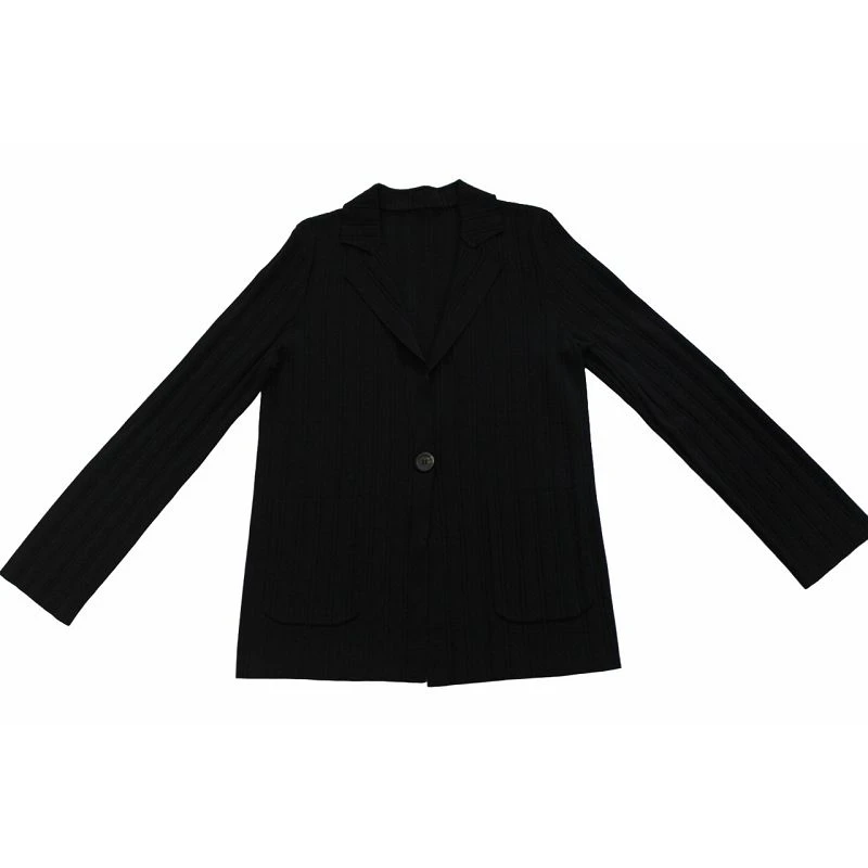Black Oversized Women's Blazer