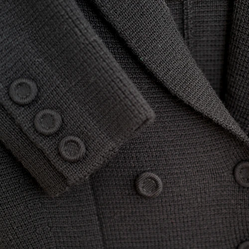 Black Wool Blazer Coat Black Wool Blazer Coat