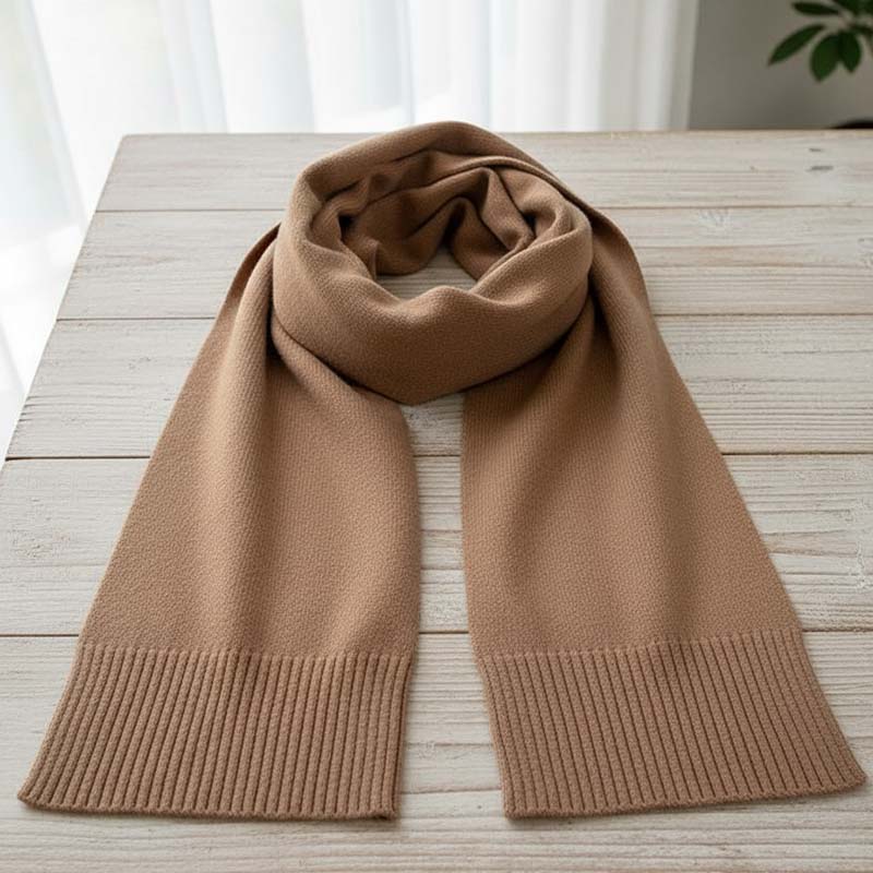 Brown Wool Scarf Brown Wool Scarf