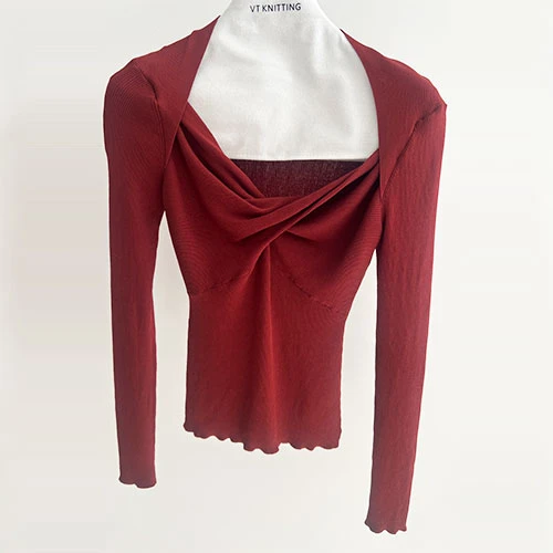 Designer Long Top para mulheres