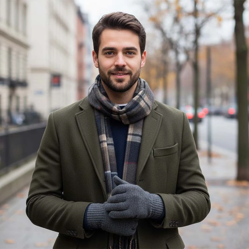 Gery Men's Knit Gloves suppliers Gery Men's Knit Gloves suppliers