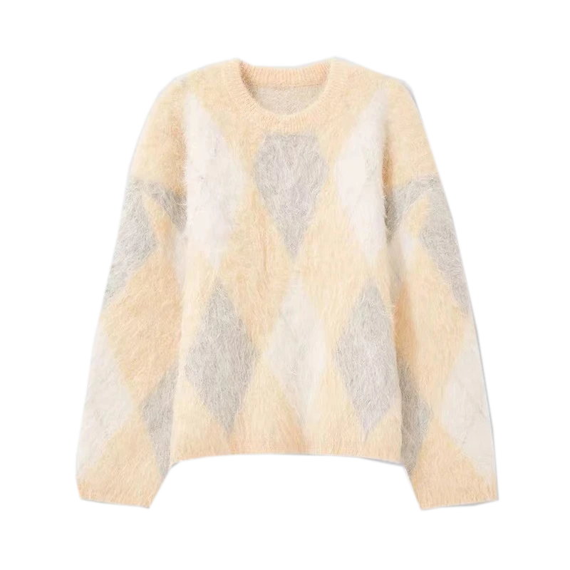 Casaco de lã leve feminino