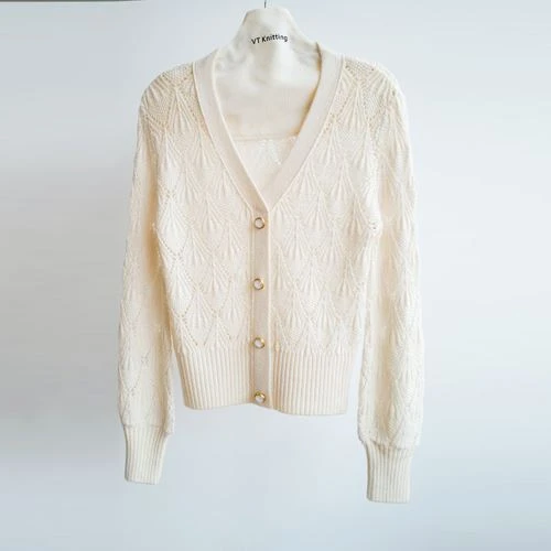 Merino Wool Open Cardigan