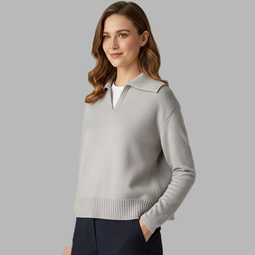 Merino Wool V Neck Sweater Merino Wool V Neck Sweater