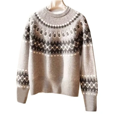 Suéter Fair Isle de grife