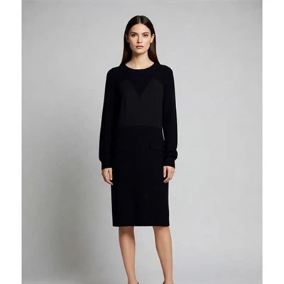 Vestidos femininos de malha envolvente
