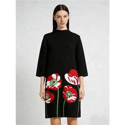 Suéter feminino de lã Merino
