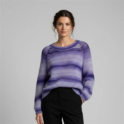 Cardigan de malha de lã