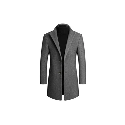 Jaqueta de lã masculina Slim Fit