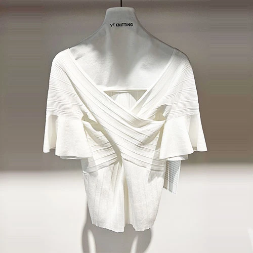 White V Neck Vest Top Womens