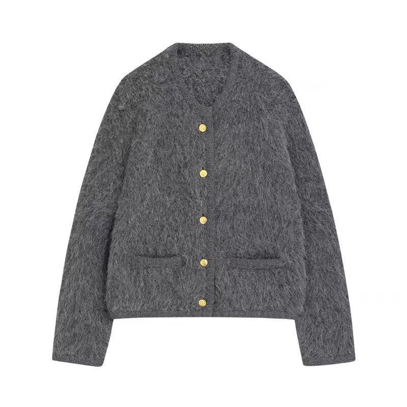 Casacos de inverno femininos de lã e cashmere