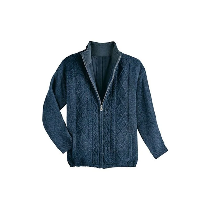 Wool Knit Cardigan Mens