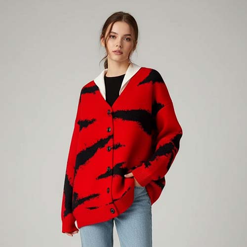 Wool Red Sweater Wool Red Sweater